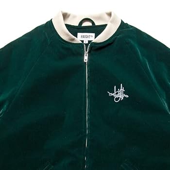 HAIGHT New School Skull Velour Jacket（Woollen School Black